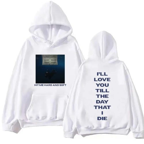 Billie Hit Me Casual Hoodie 2025 Tour Men's Hoodie Casual Wear Hip Hop Kawaii Printed Men's Comfortable Hoodie